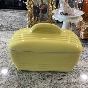 Vintage Hall China for Westinghouse Yellow Ceramic Covered Dish!